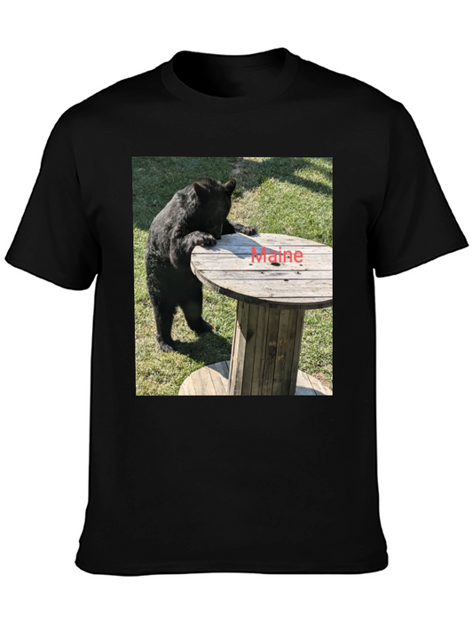 Bear & Maine Funny Graphic Tee