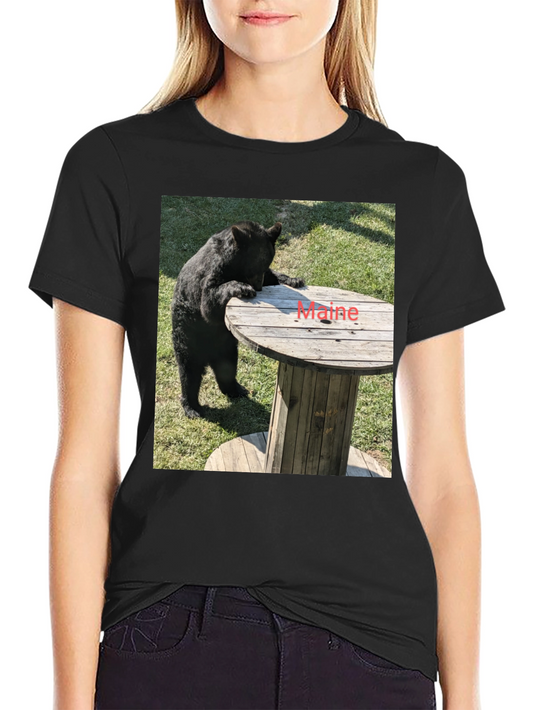 Bear & Maine Funny Graphic Tee