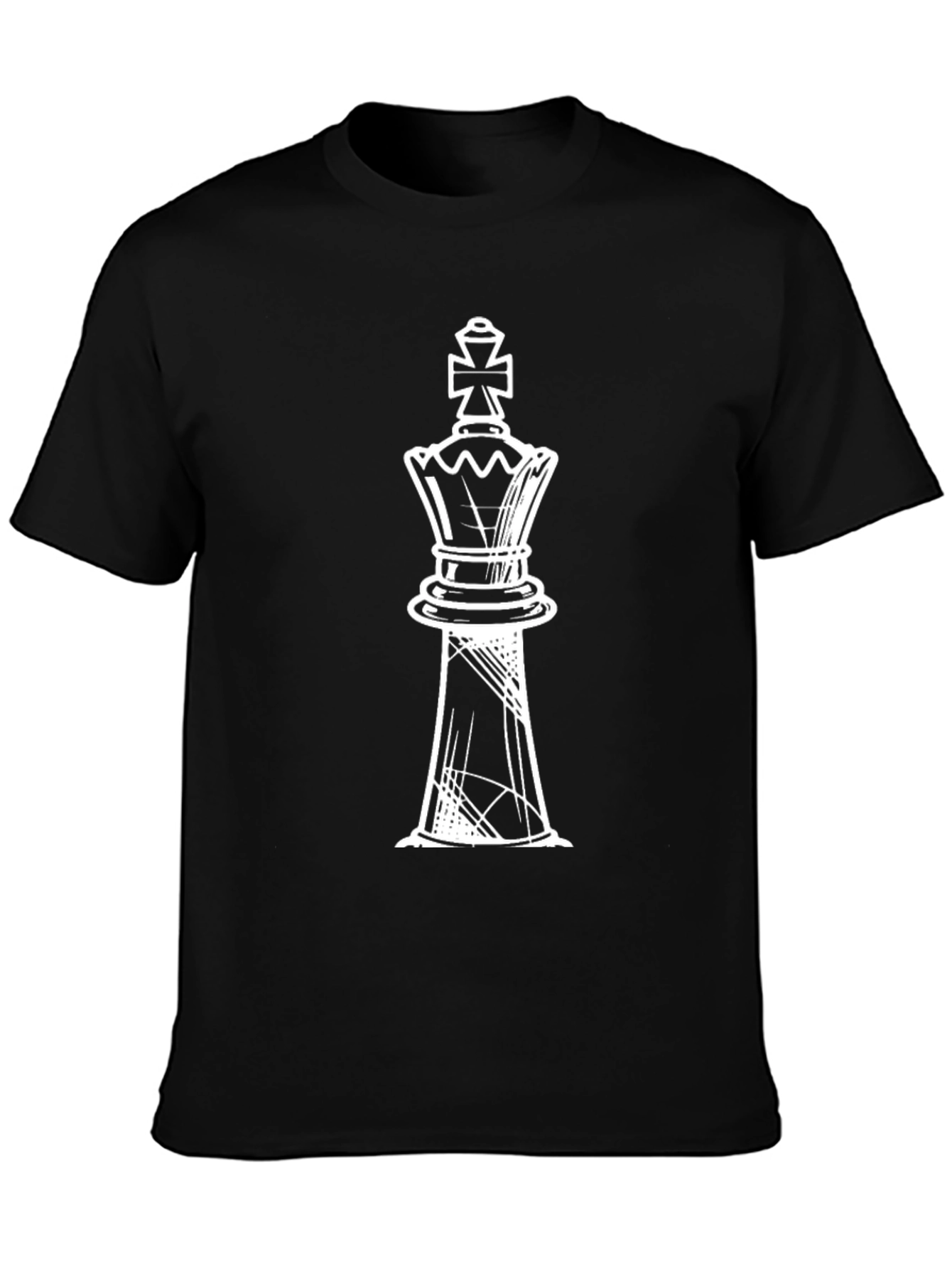 Chess King Graphic Tee - Stylish Strategy Shirt