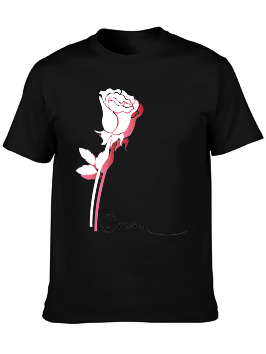 Dream Rose Black T-Shirt