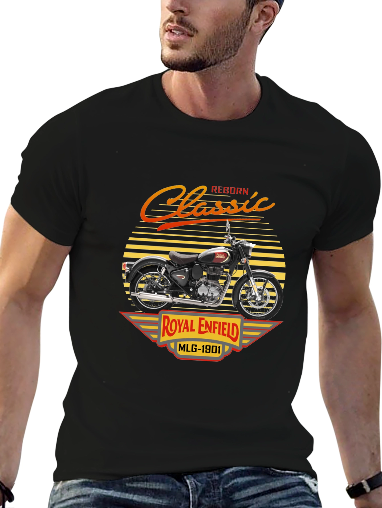 Royal Enfield Classic Reborn Graphic Tee