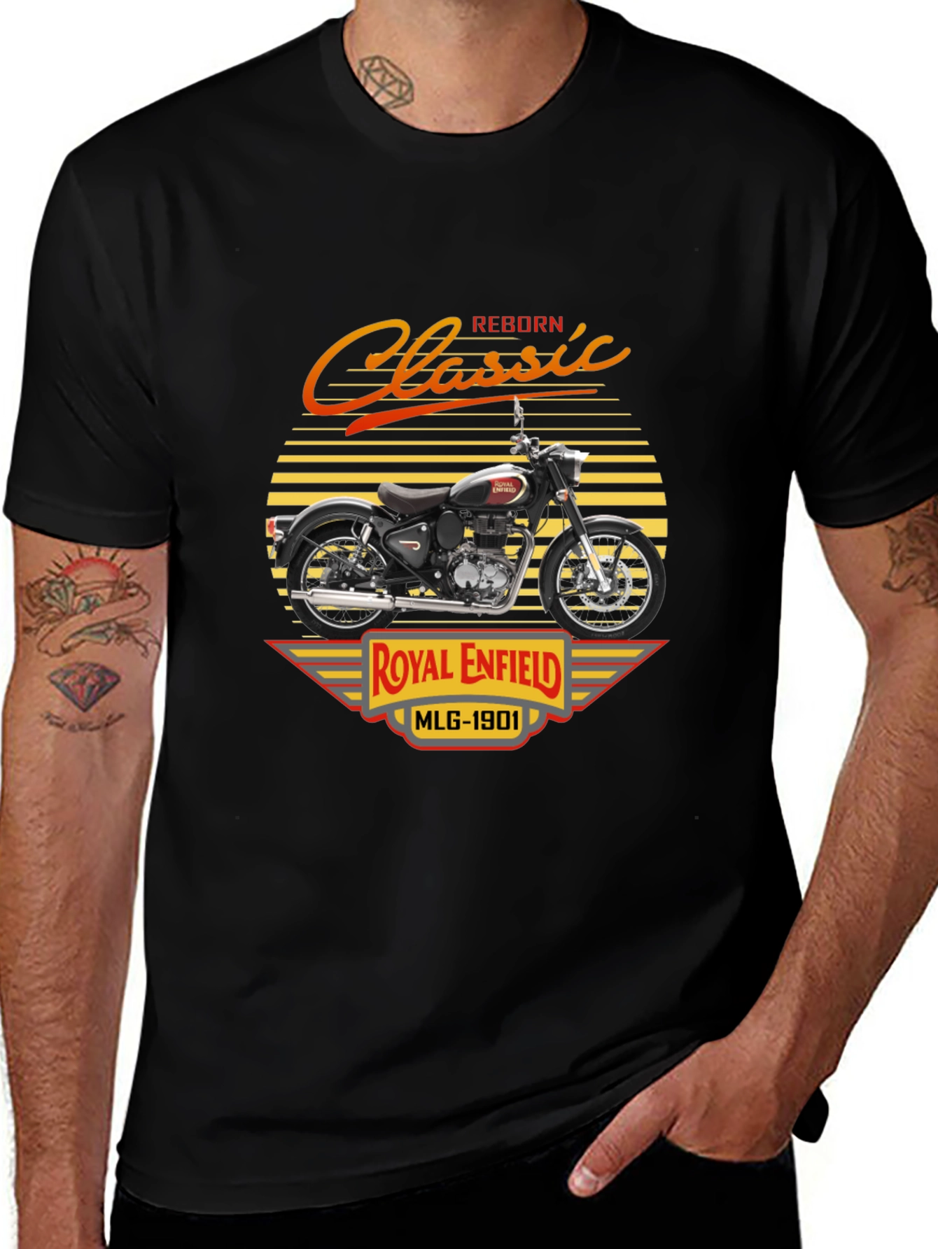 Royal Enfield Classic Reborn Graphic Tee