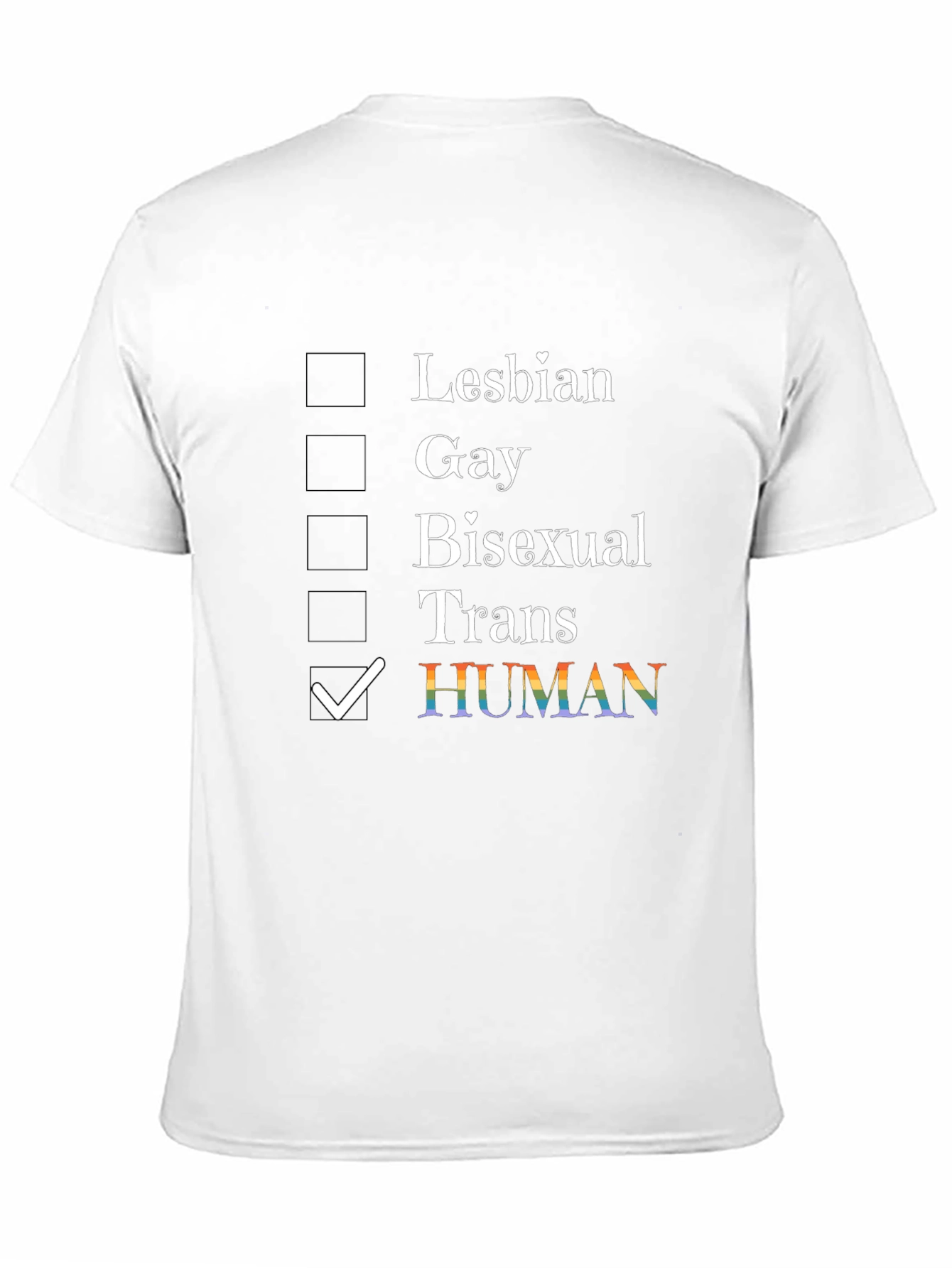 LGBTQ Pride T-Shirt - Human Rights Tee