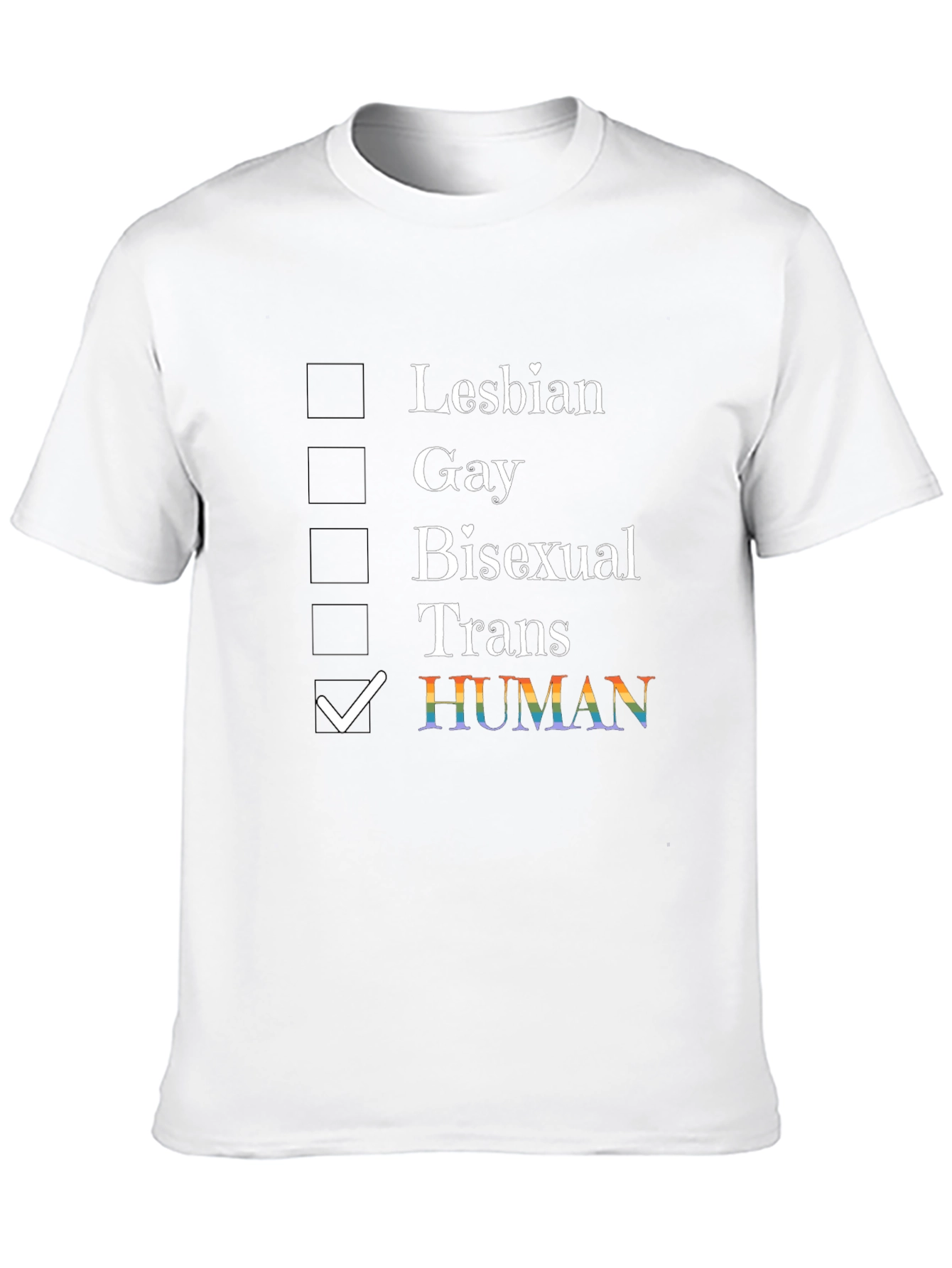 LGBTQ Pride T-Shirt - Human Rights Tee