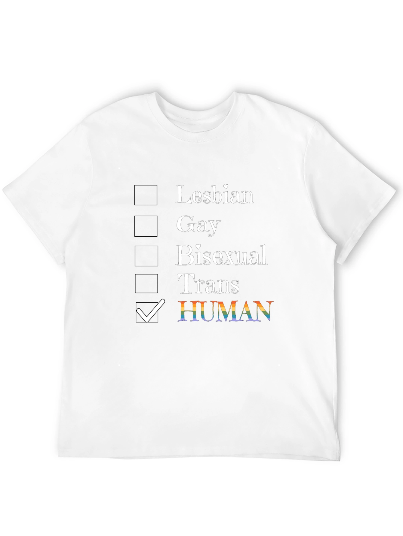 LGBTQ Pride T-Shirt - Human Rights Tee