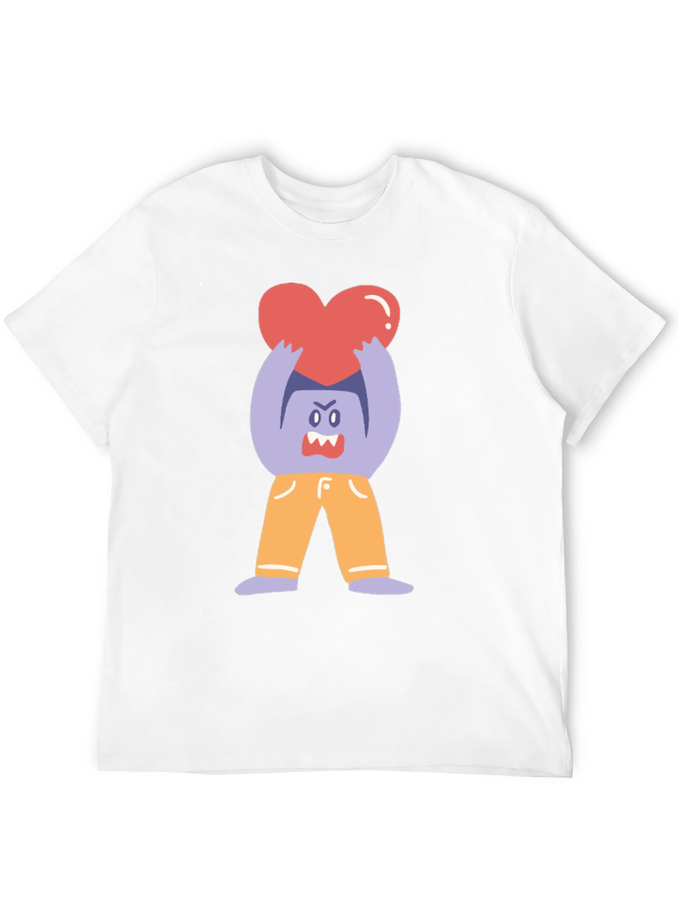 Monster Heart Graphic Tee - Soft Cotton Blend