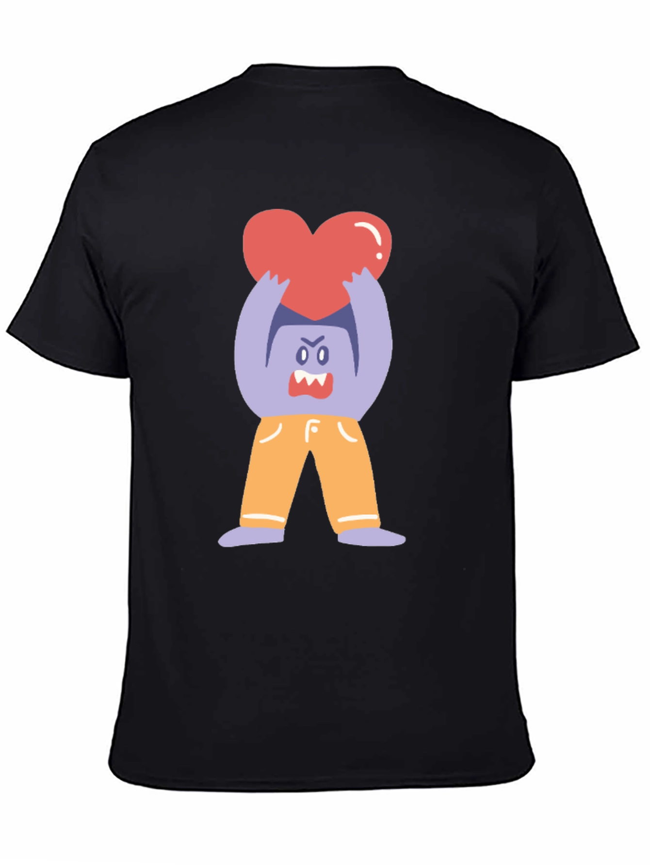 Monster Heart Graphic Tee - Soft Cotton Blend