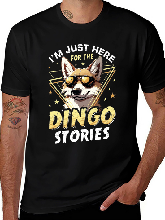Dingo Stories Graphic Tee - Funny Dog Lover Shirt