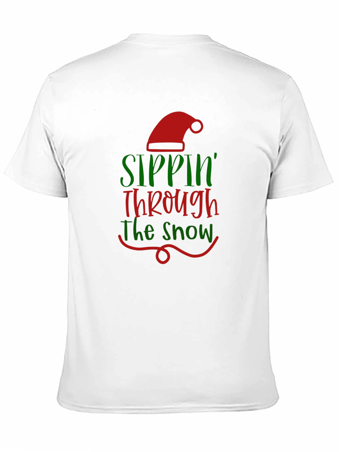 Sippin Through the Snow Christmas Tee