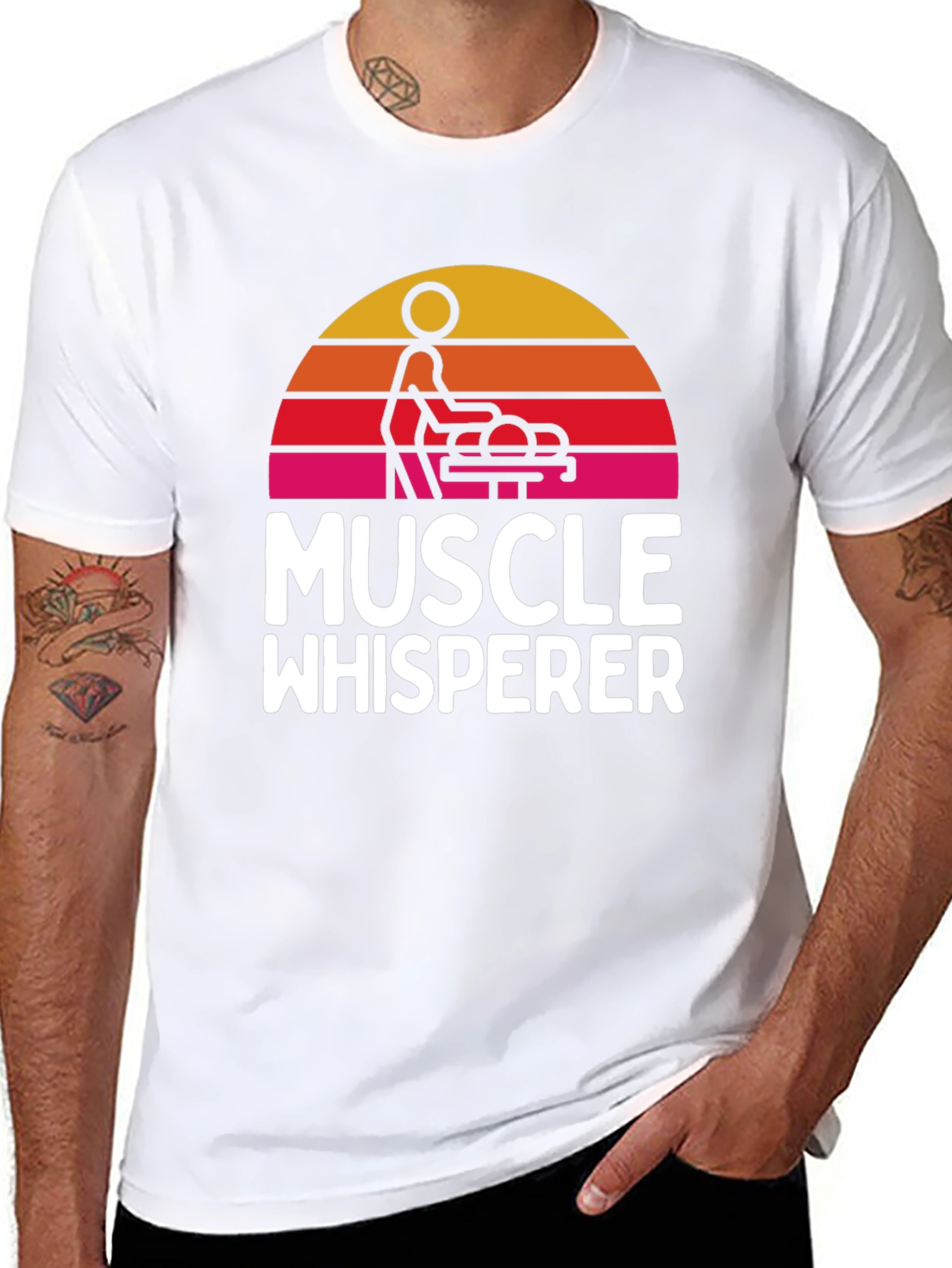 Muscle Whisperer T-Shirt Massage Therapist Gift