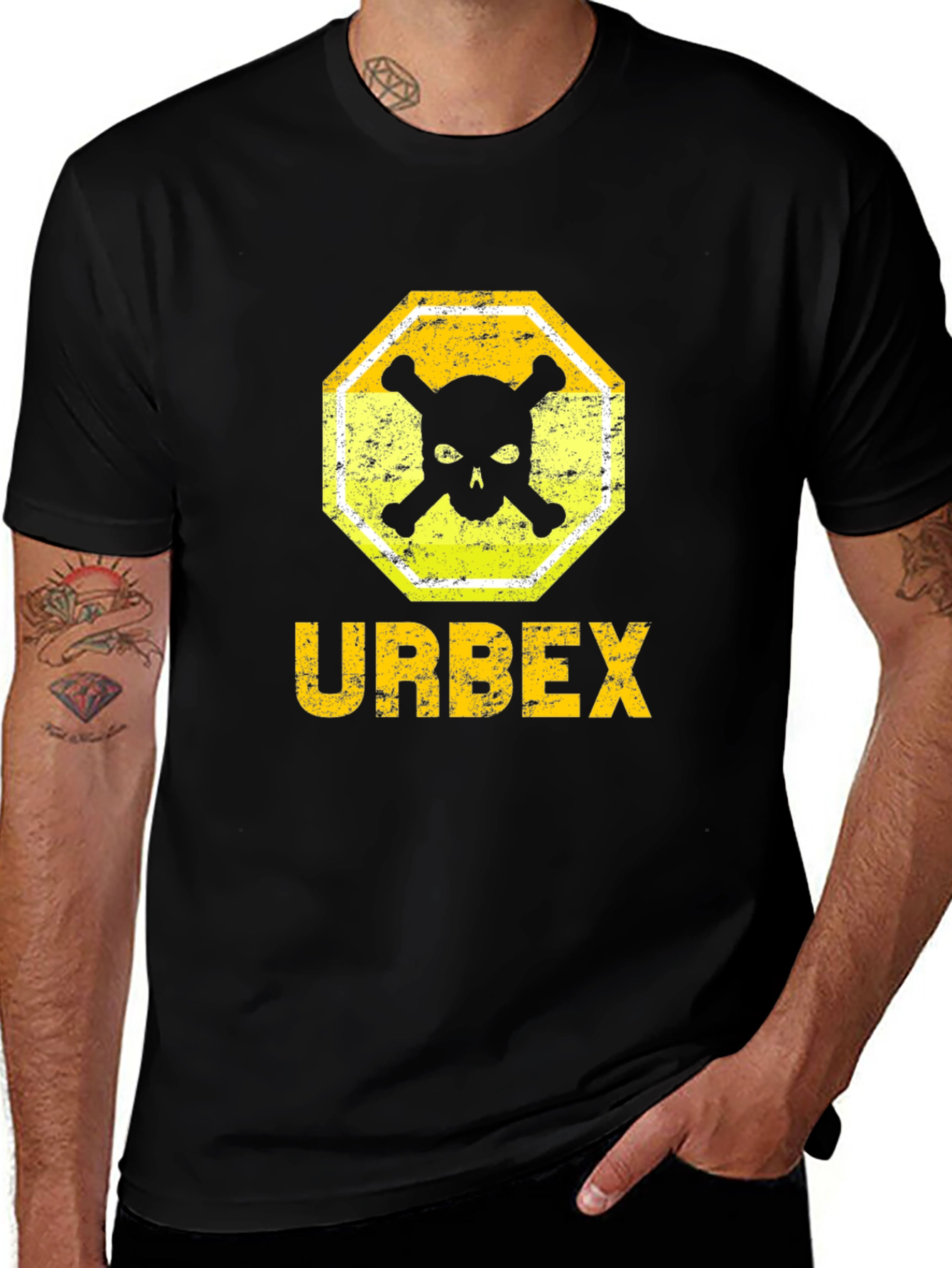 Urbex Skull and Crossbones Graphic T-Shirt
