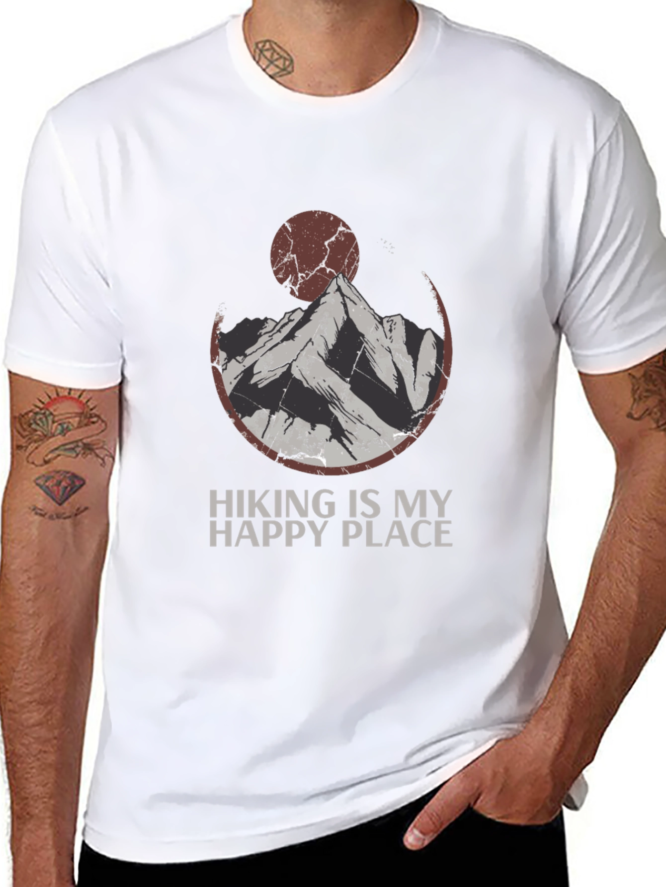 Hiking is My Happy Place Graphic Tee
