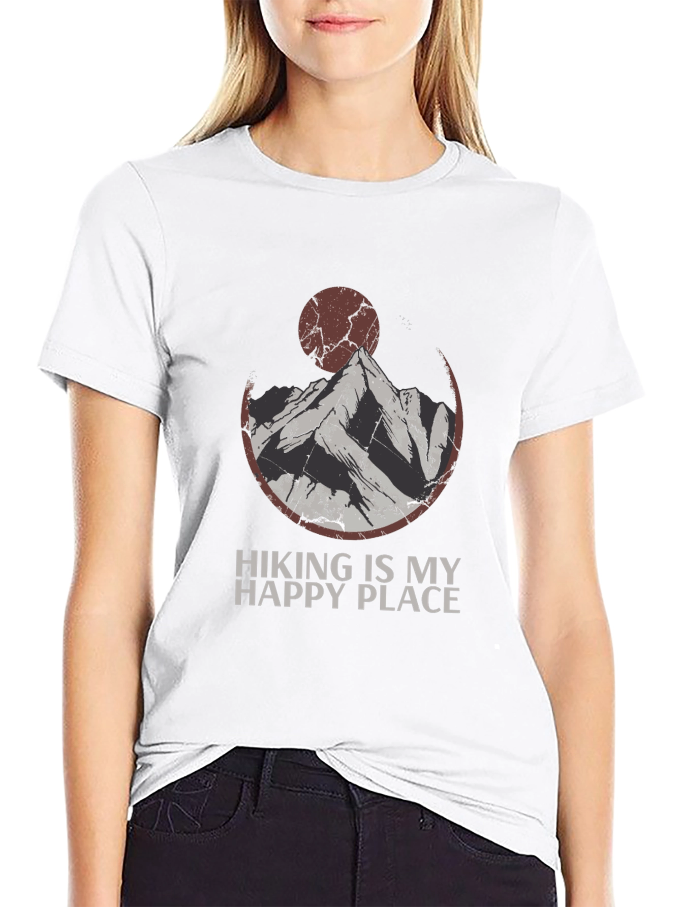 Hiking is My Happy Place Graphic Tee