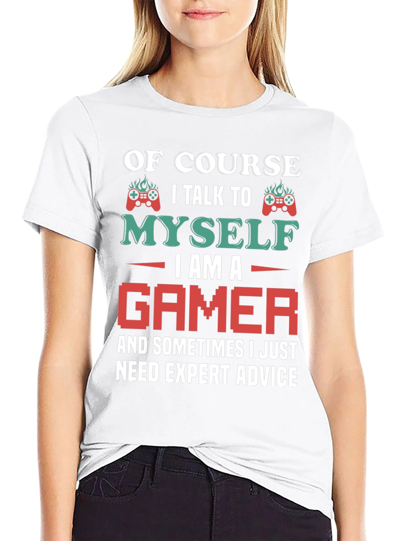 Gamer Advice T-Shirt - Talk to Myself Expert Advice
