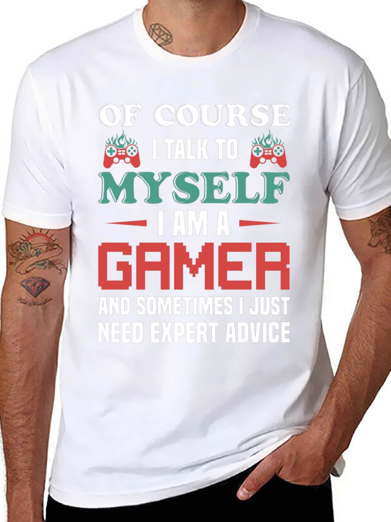 Gamer Advice T-Shirt - Talk to Myself Expert Advice