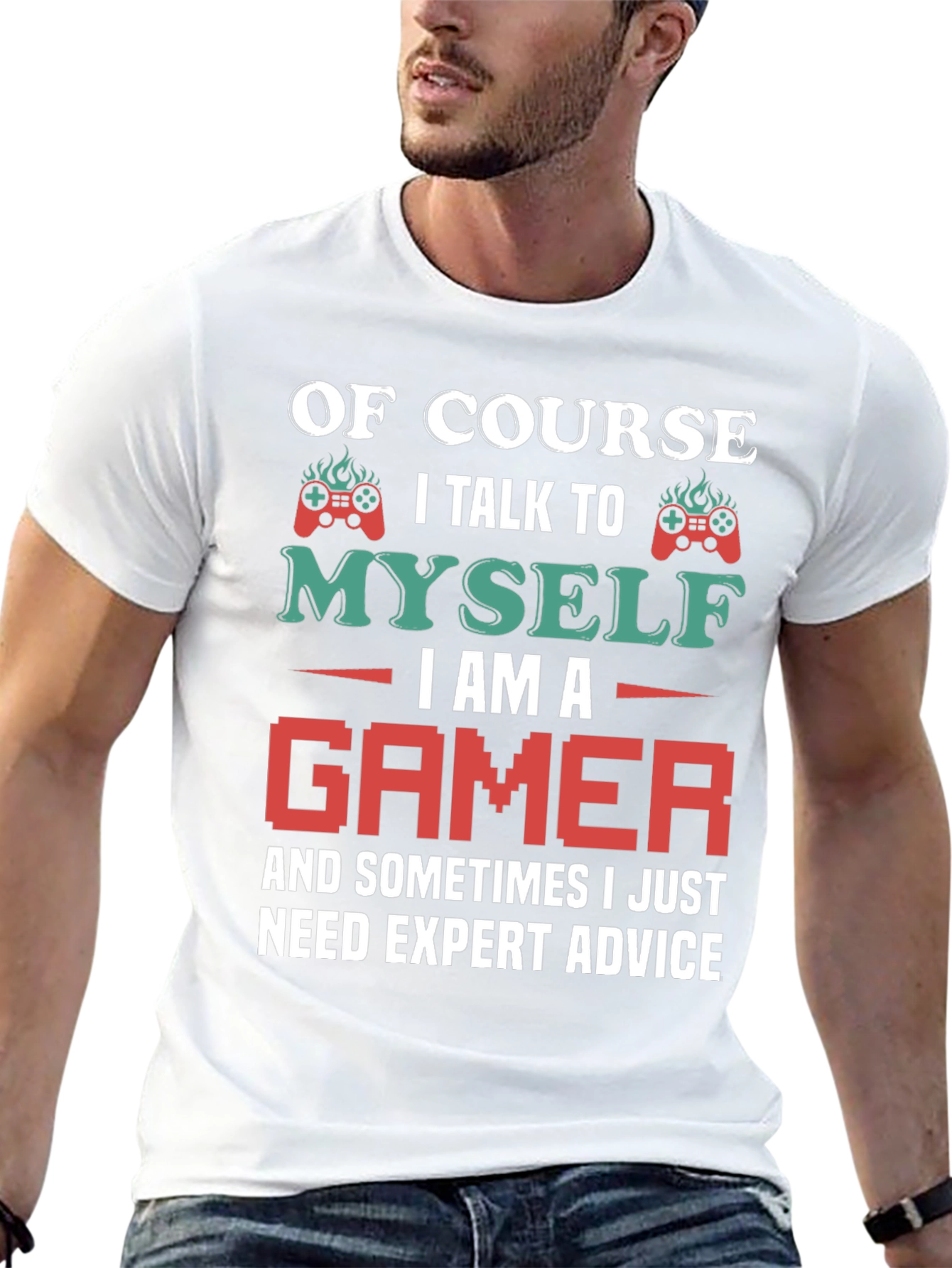 Gamer Advice T-Shirt - Talk to Myself Expert Advice