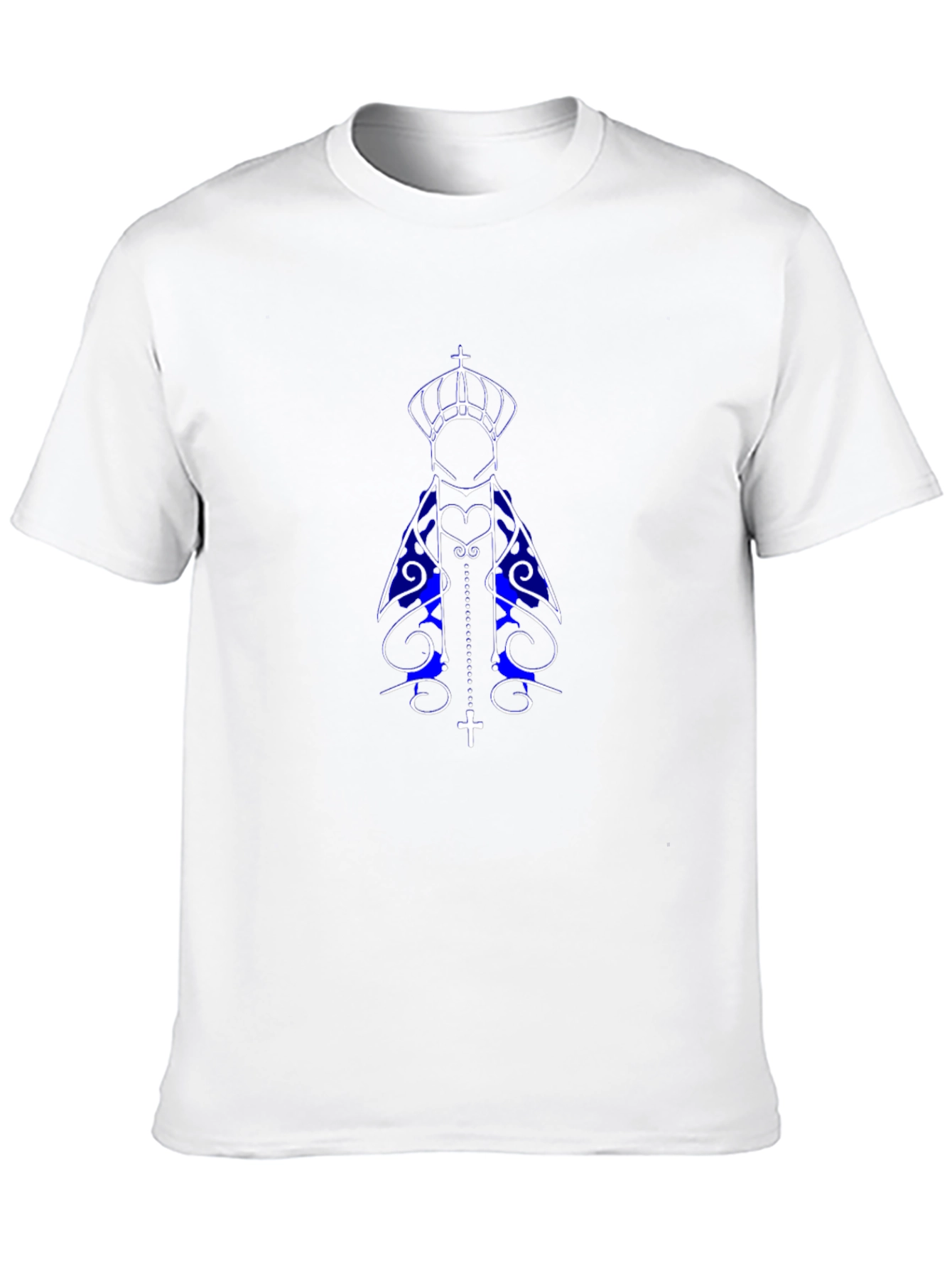 Virgin Mary Graphic Tee - Stylish Religious Apparel