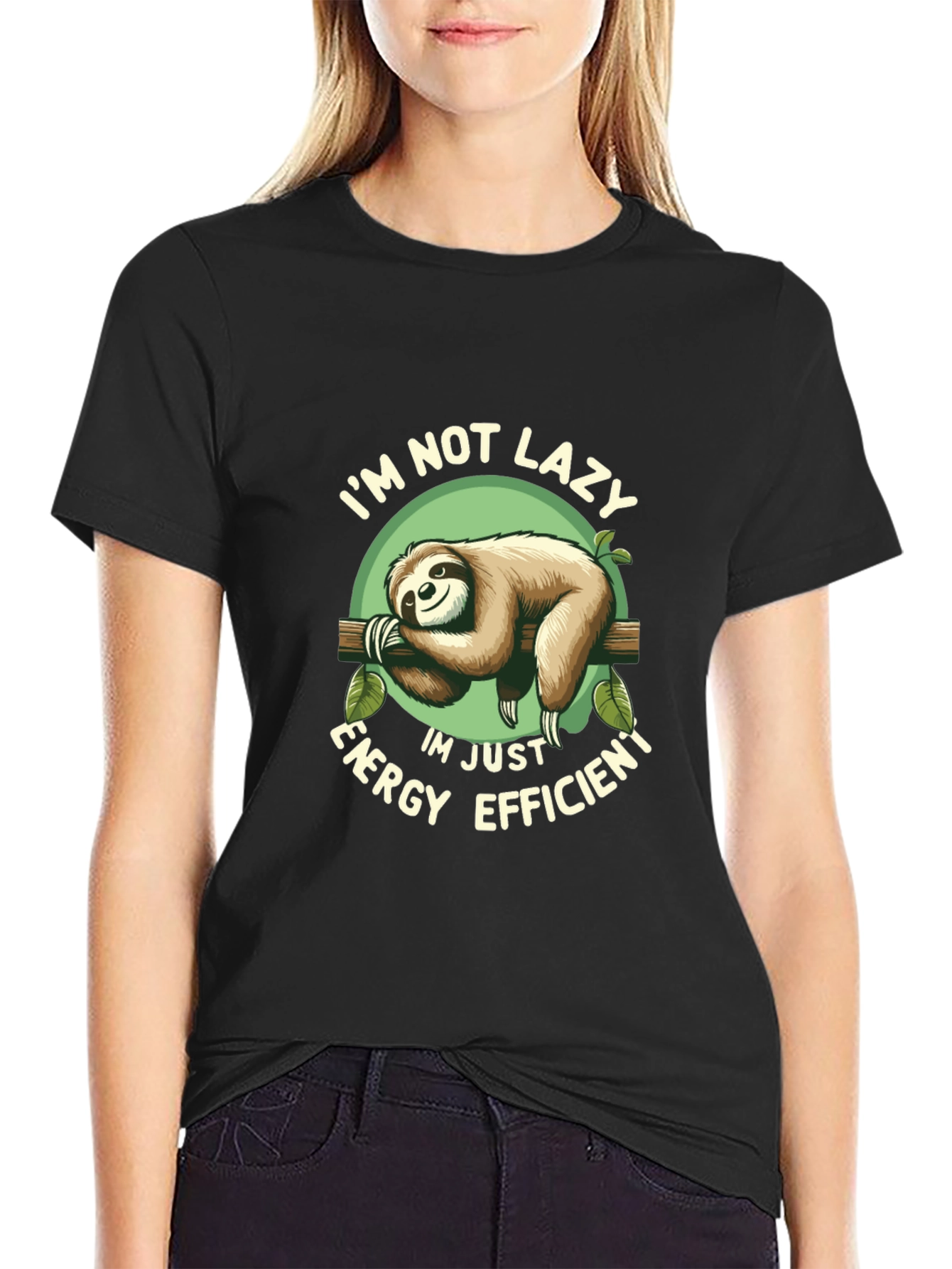 Im Not Lazy Sloth Graphic T-Shirt