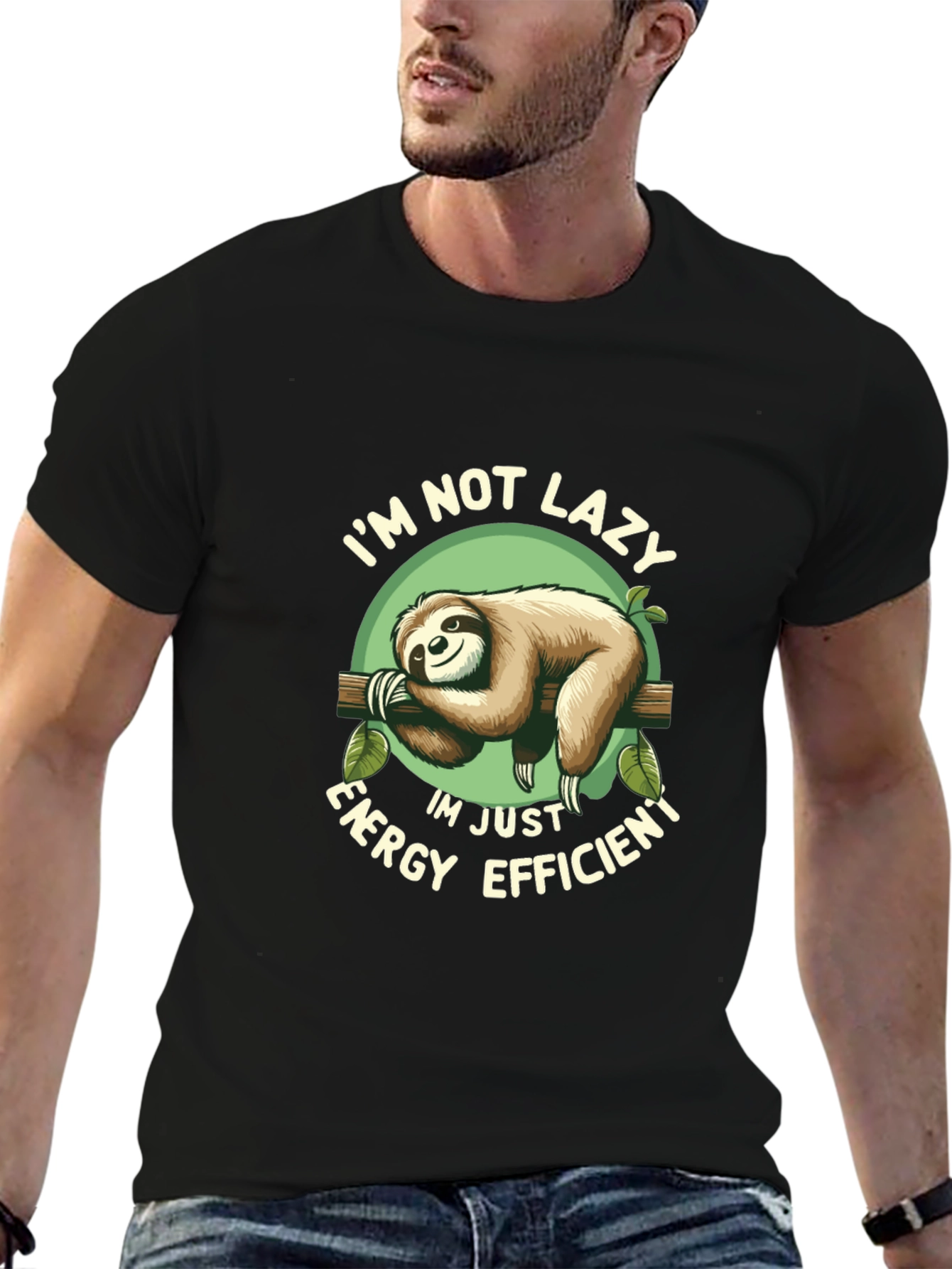 Im Not Lazy Sloth Graphic T-Shirt