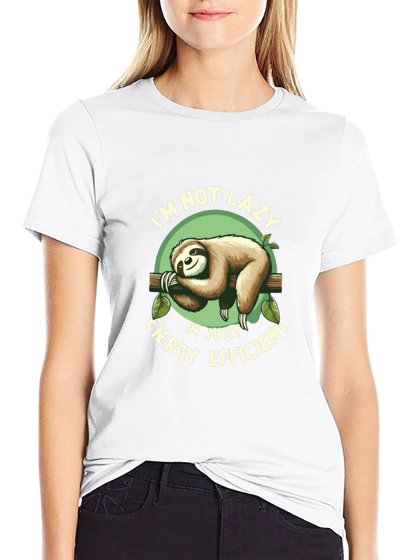 Im Not Lazy Sloth Graphic T-Shirt