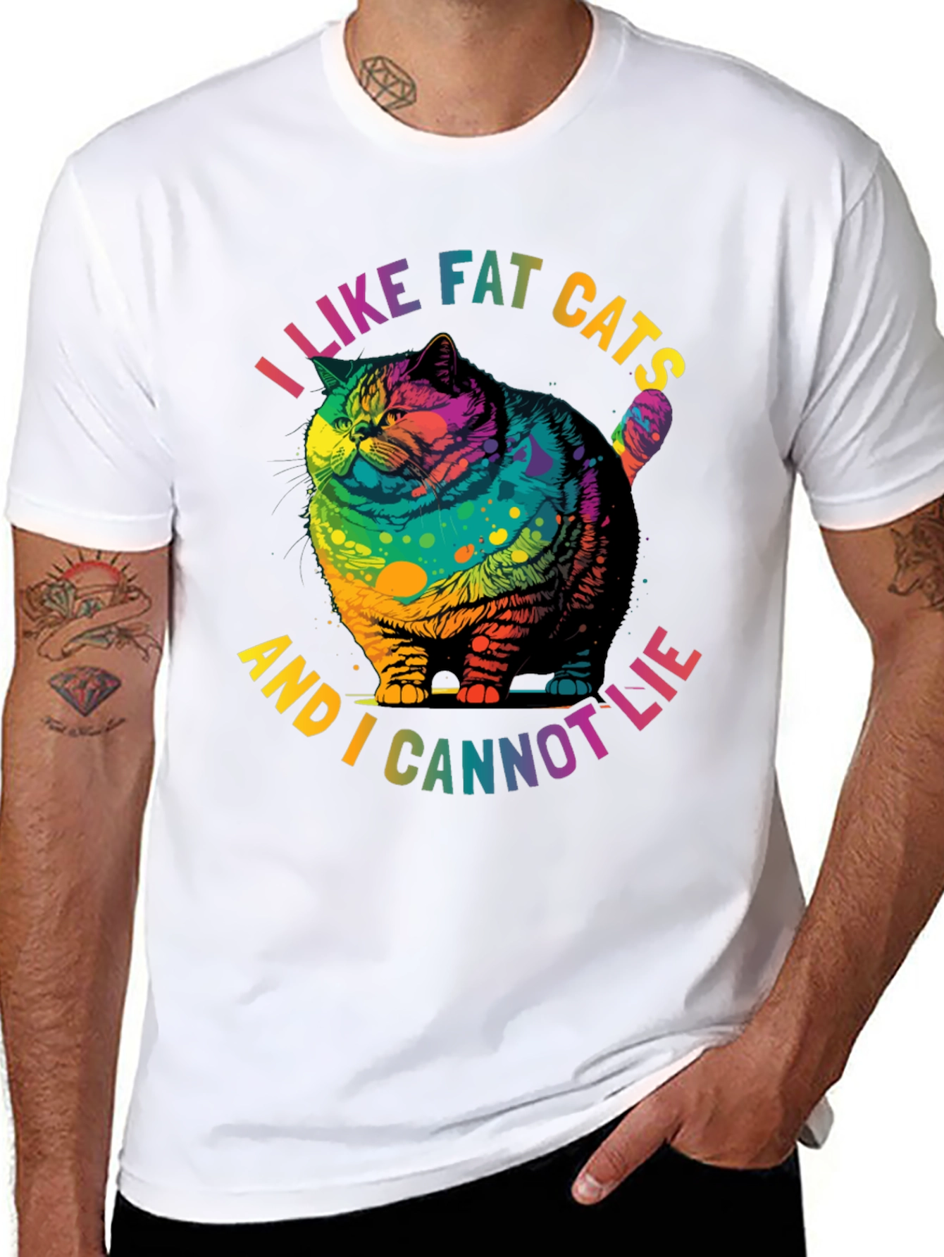 I Like Fat Cats T-Shirt - Cannot Lie Tee