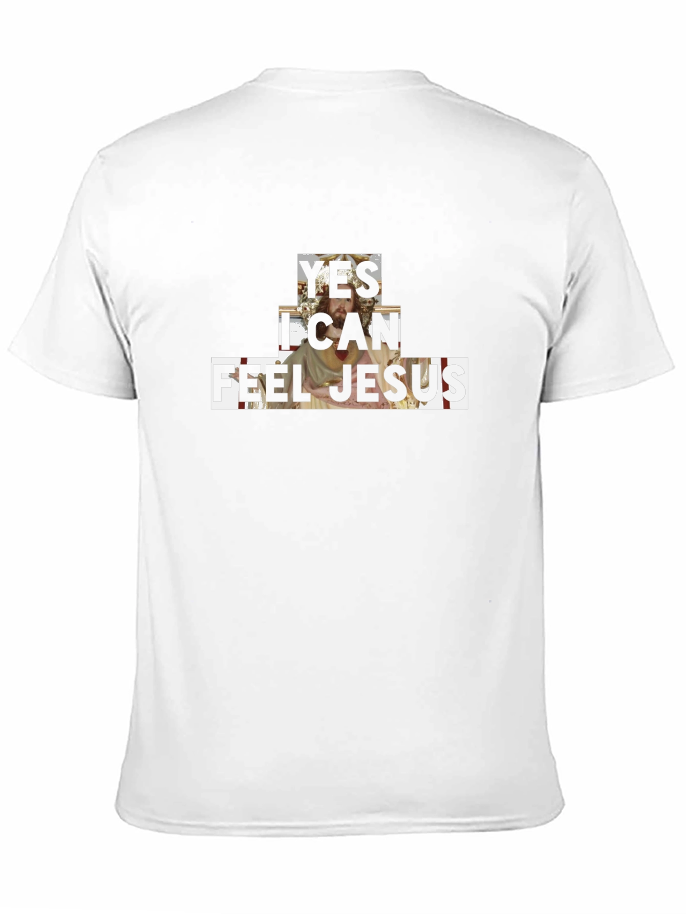 Yes I Can Feel Jesus Graphic Tee - Black