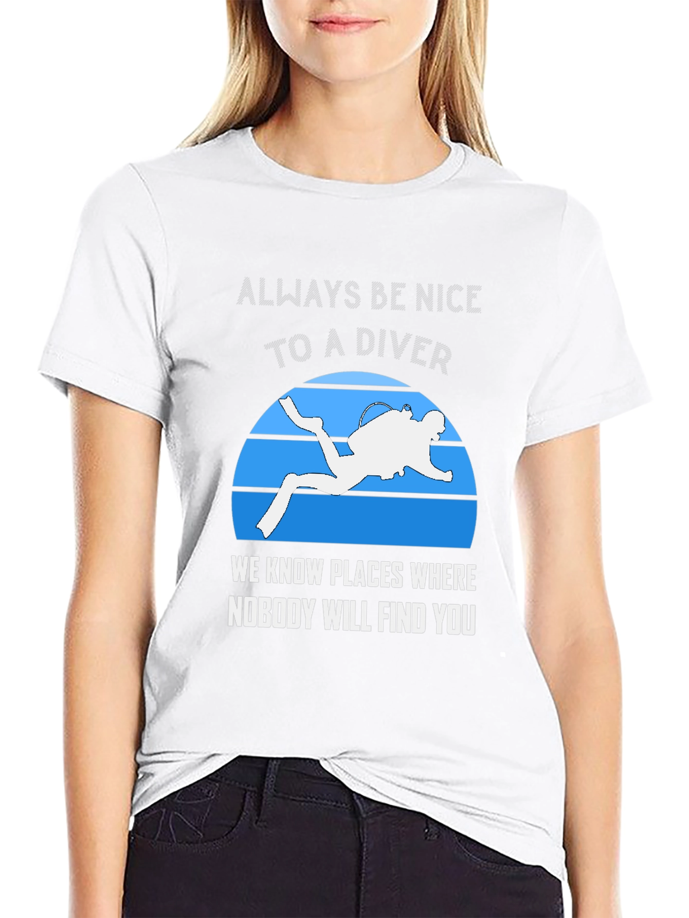 Always Be Nice To A Diver T-Shirt