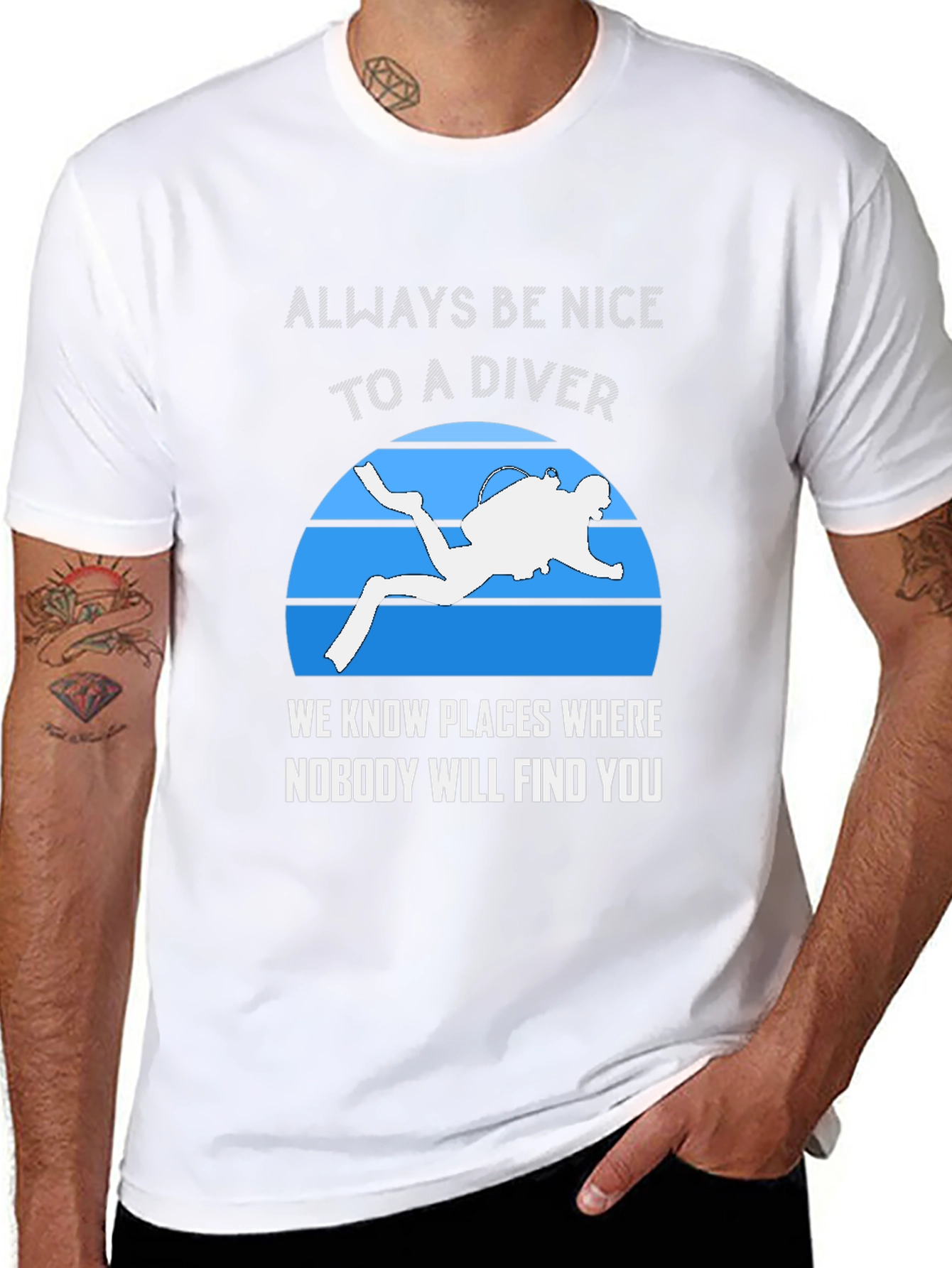 Always Be Nice To A Diver T-Shirt