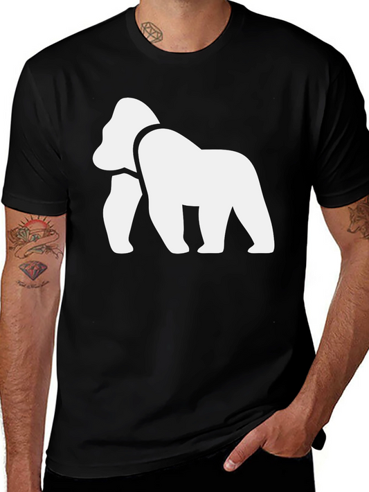 Gorilla Graphic Tee - Black Cotton