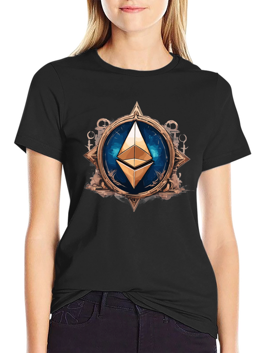 Ethereum Emblem T-Shirt - Stylish Crypto Tee for Men