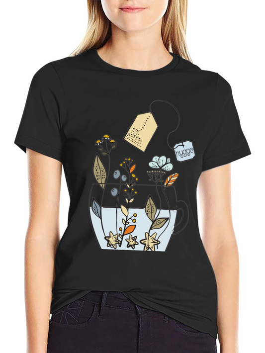 Cozy Tea Time Graphic T-Shirt