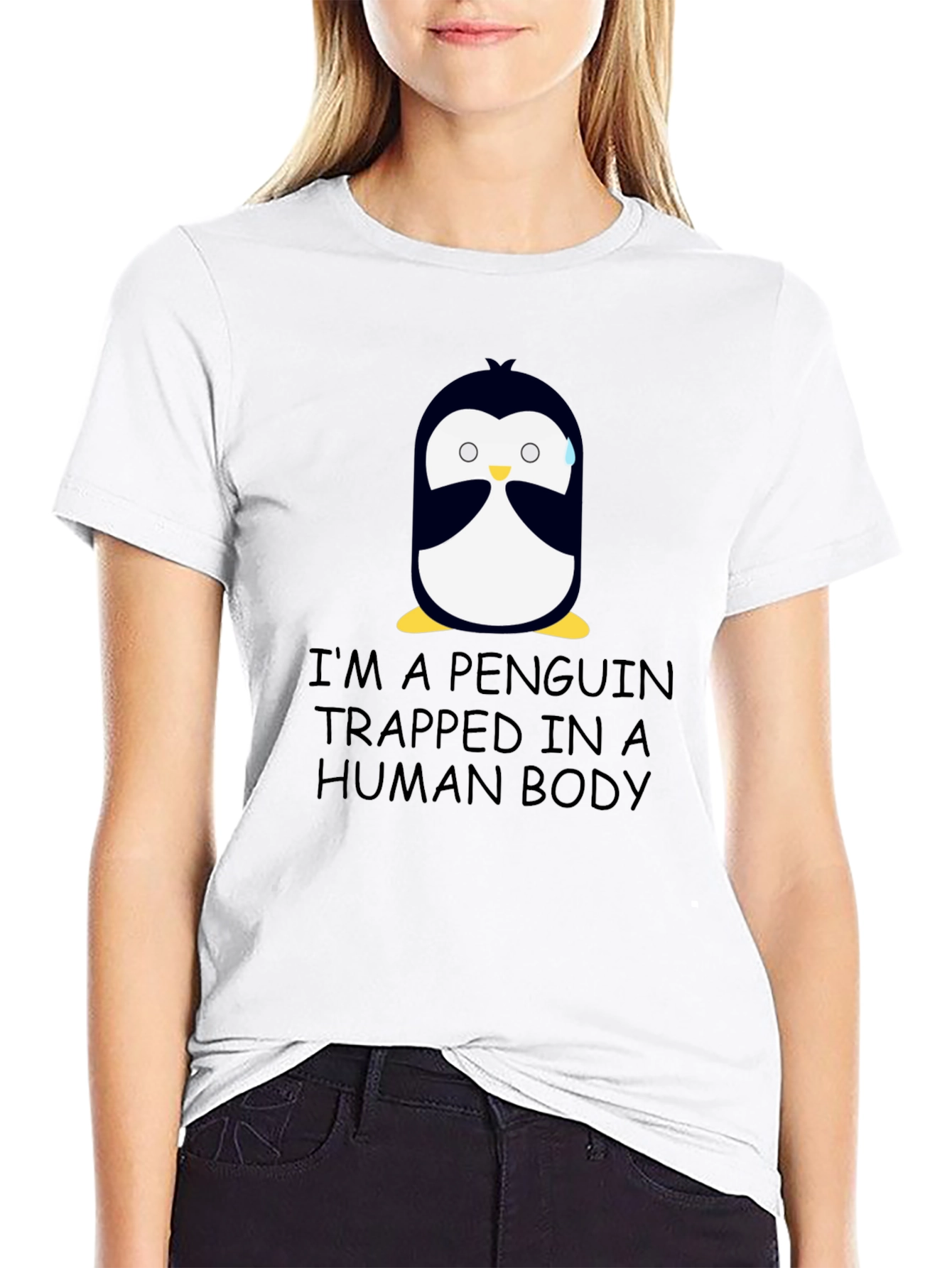 Penguin Trapped in Human Body T-Shirt