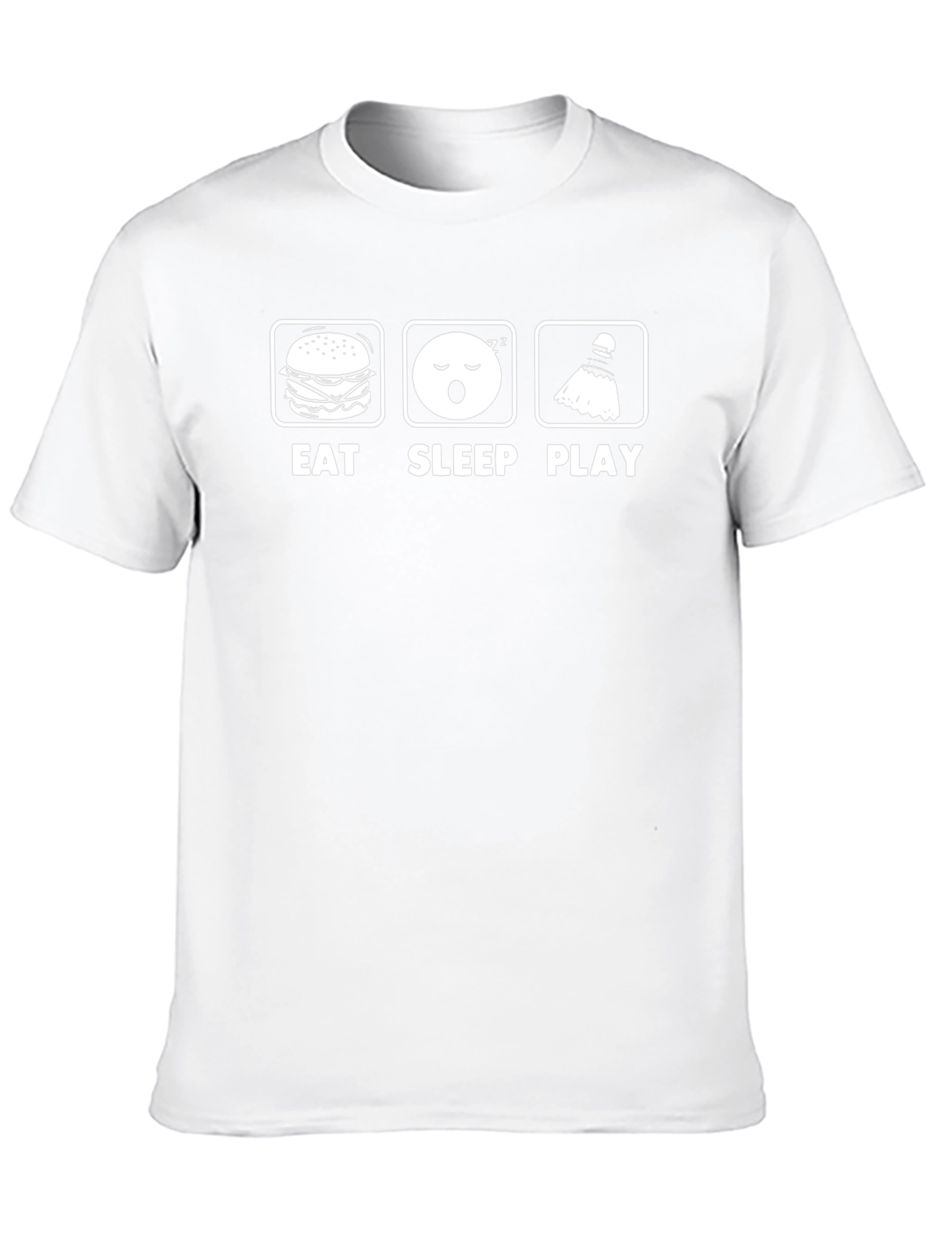 Eat Sleep Play Black T-Shirt