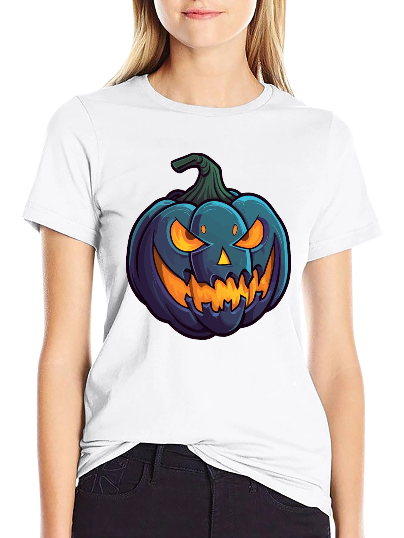 Halloween Pumpkin T-Shirt - Spooky Season Apparel