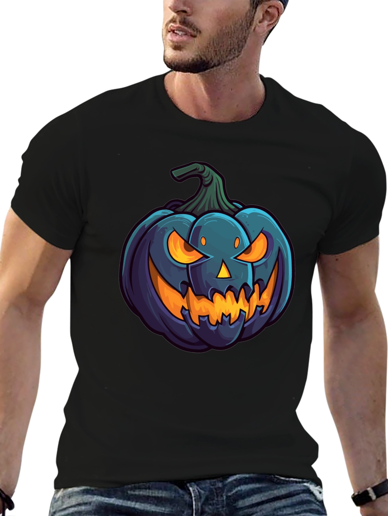 Halloween Pumpkin T-Shirt - Spooky Season Apparel