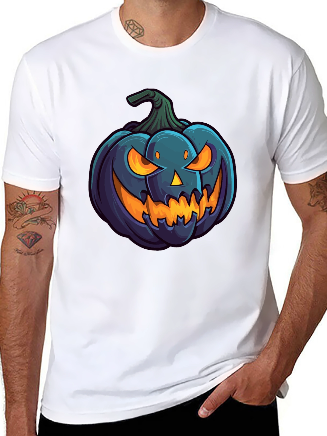 Halloween Pumpkin T-Shirt - Spooky Season Apparel