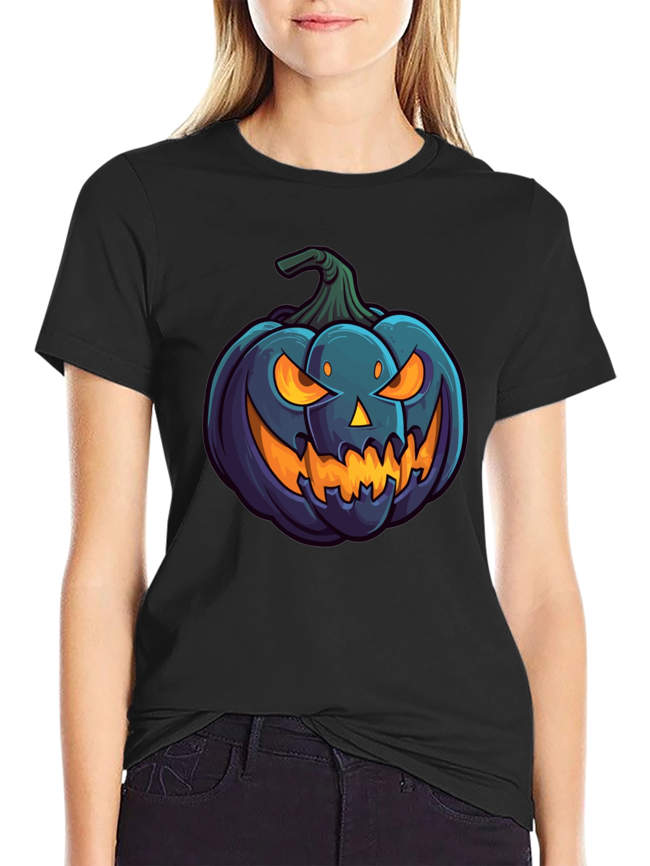 Halloween Pumpkin T-Shirt - Spooky Season Apparel