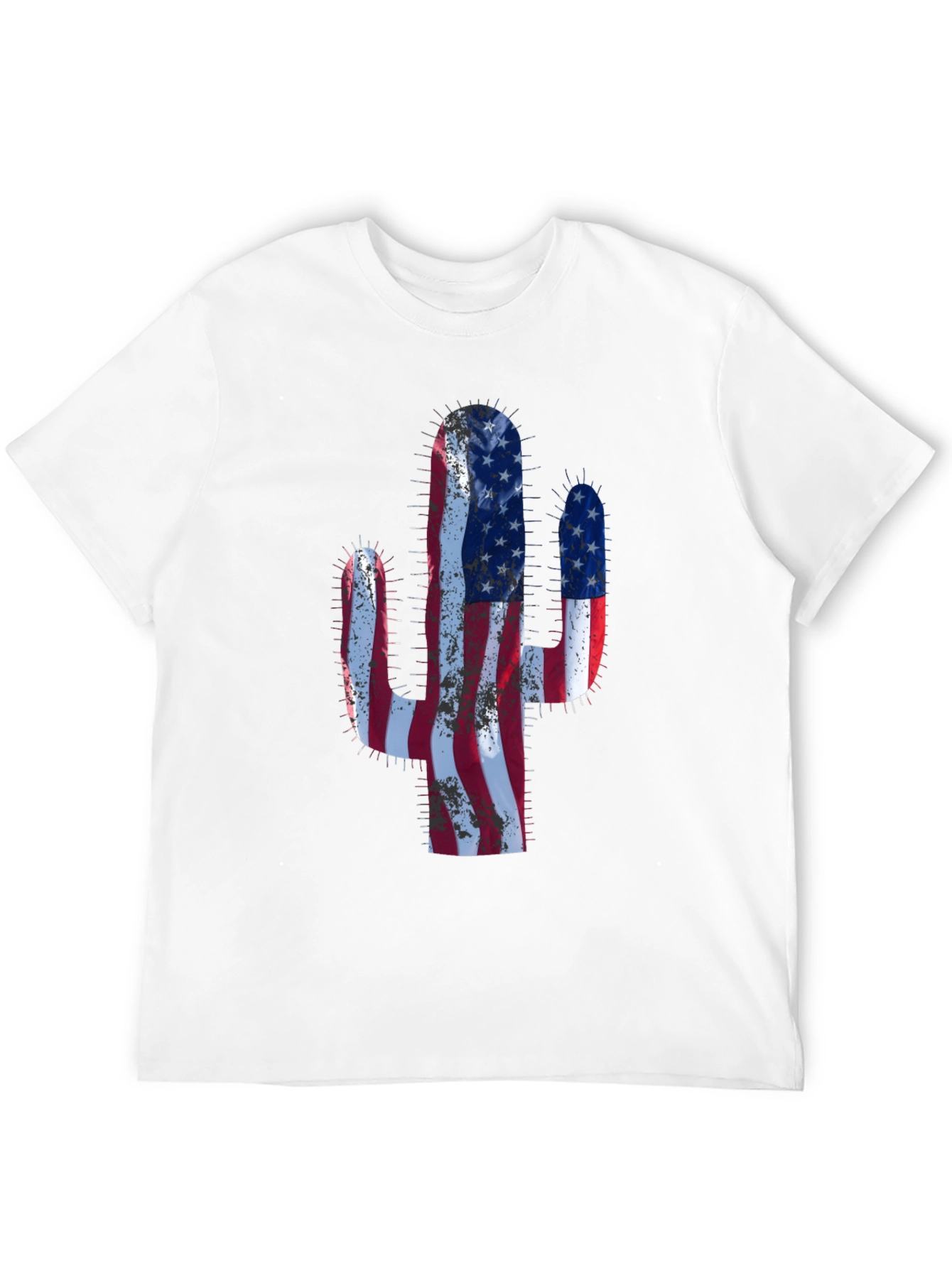 American Flag Cactus Graphic Tee