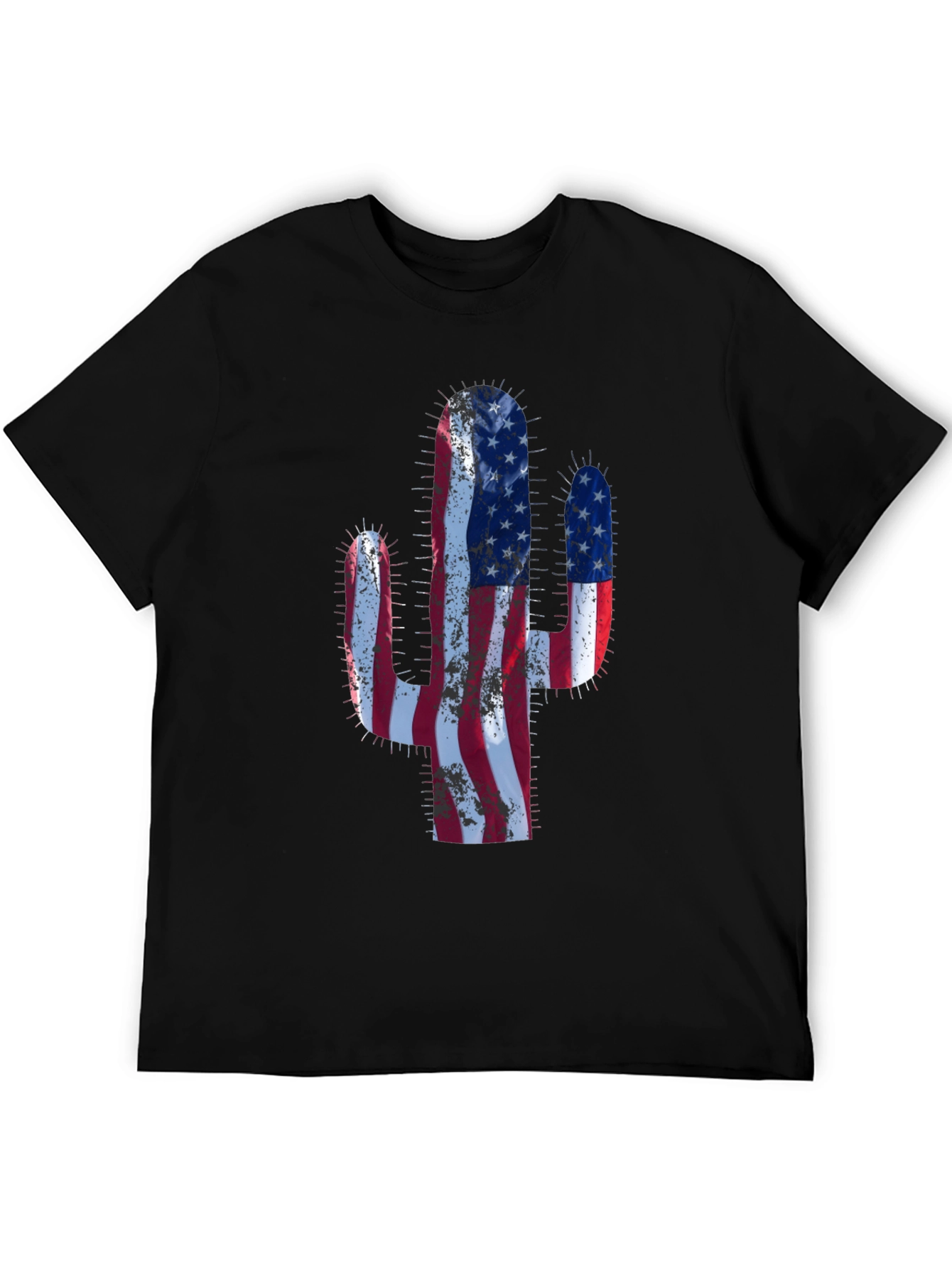 American Flag Cactus Graphic Tee