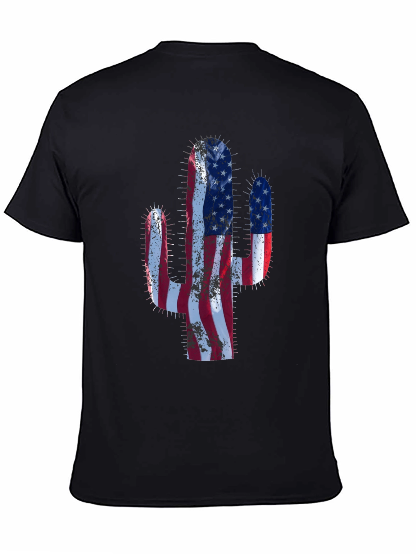 American Flag Cactus Graphic Tee