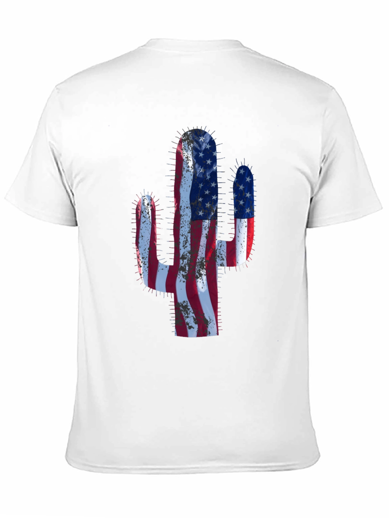 American Flag Cactus Graphic Tee