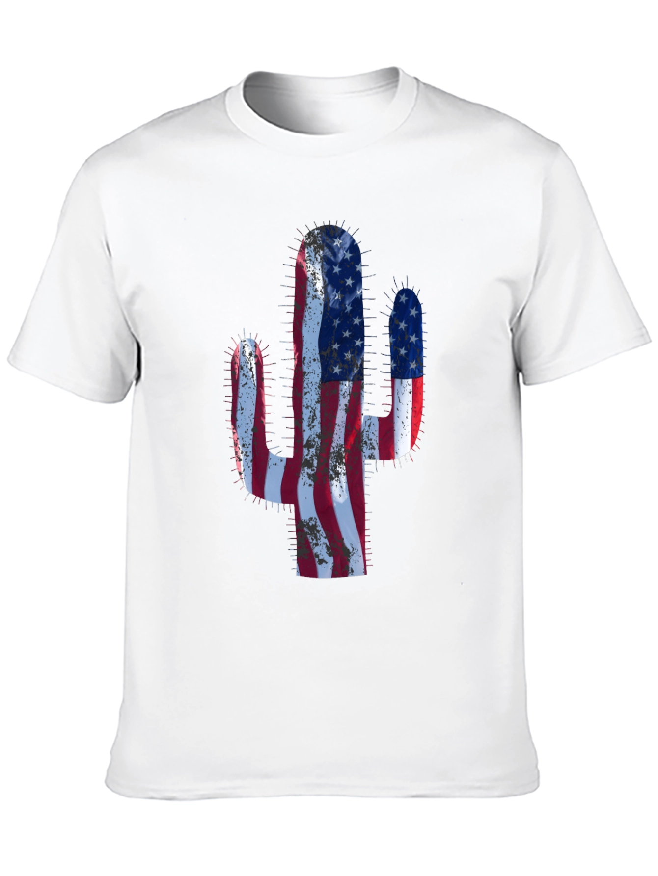 American Flag Cactus Graphic Tee