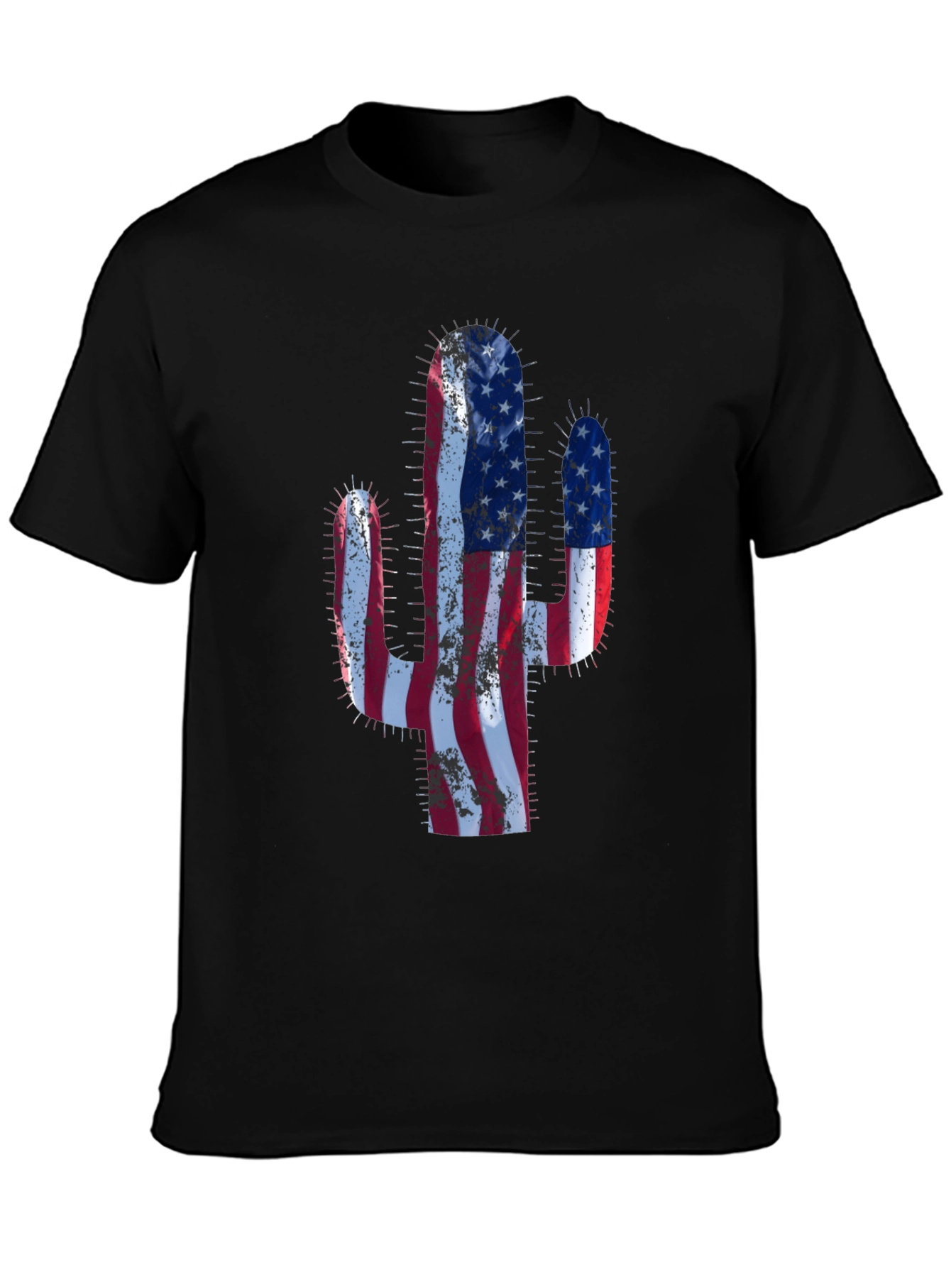 American Flag Cactus Graphic Tee