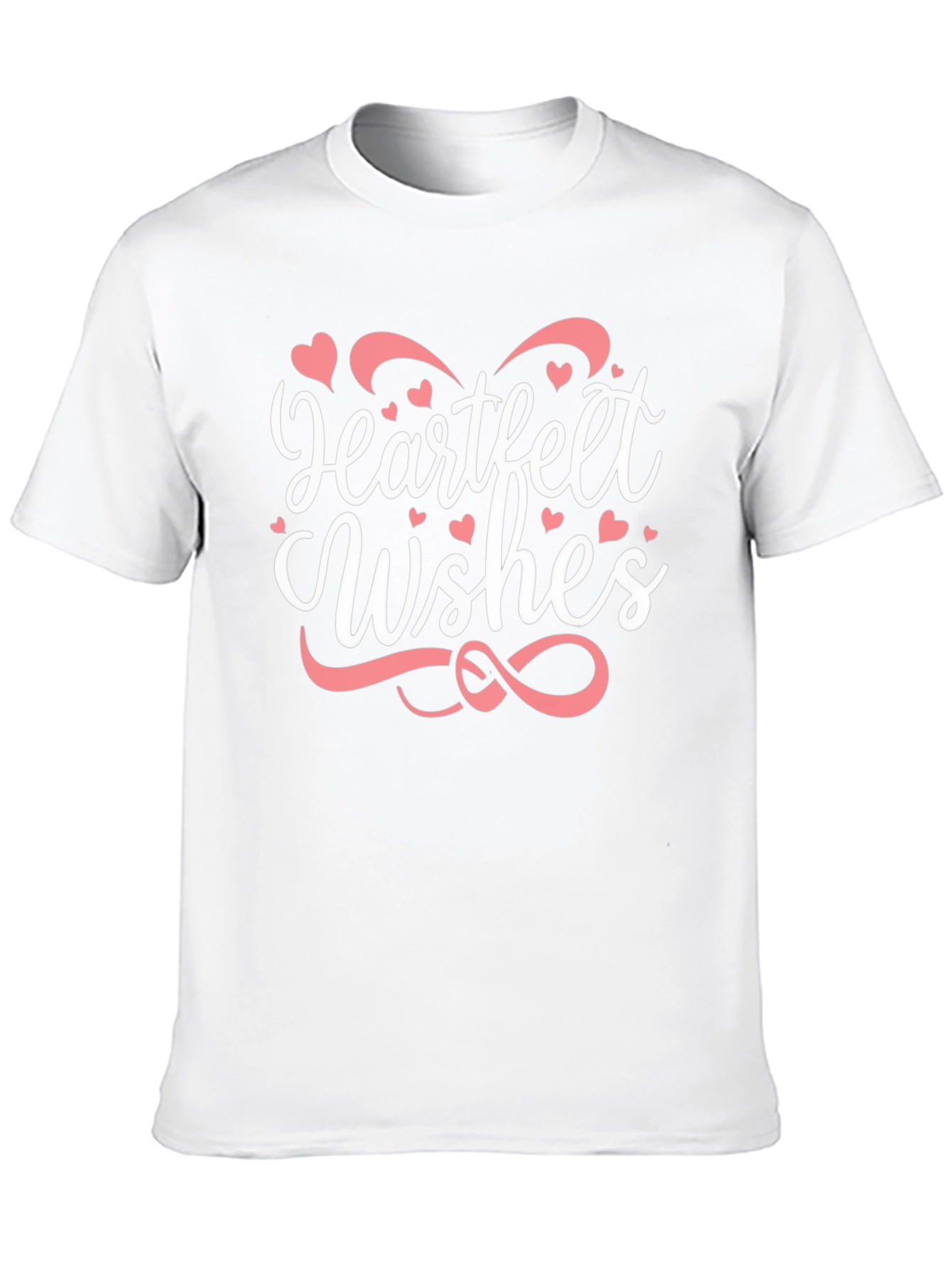 Heartfelt Wishes Black T-Shirt