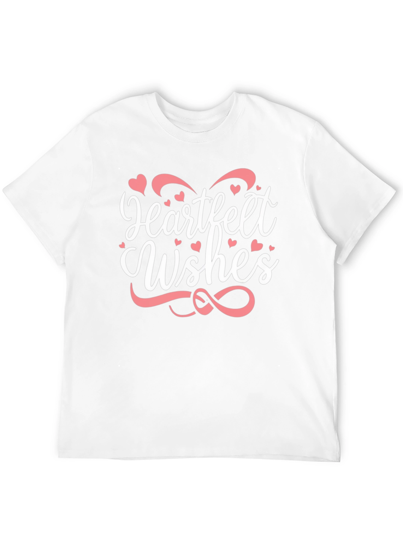 Heartfelt Wishes Black T-Shirt
