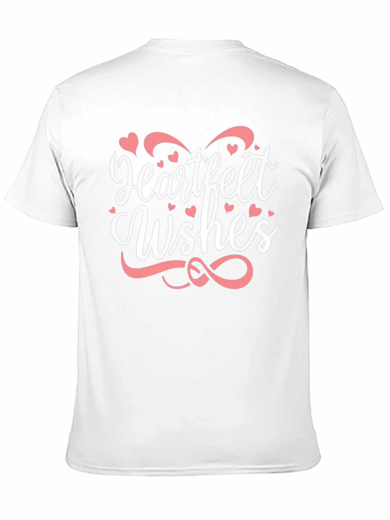 Heartfelt Wishes Black T-Shirt