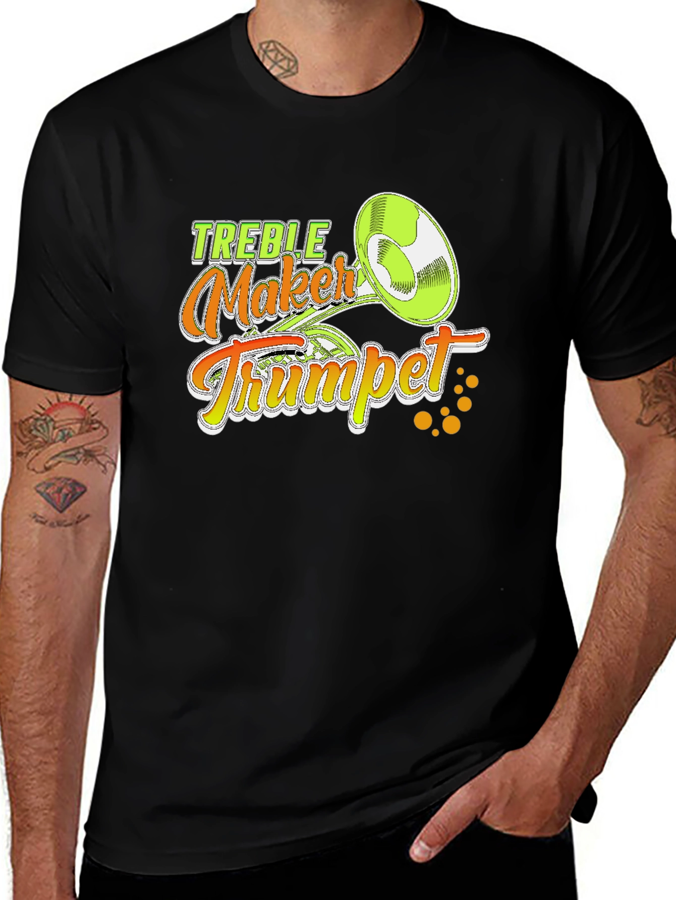 Treble Maker Trumpet T-Shirt - Music Lover Tee