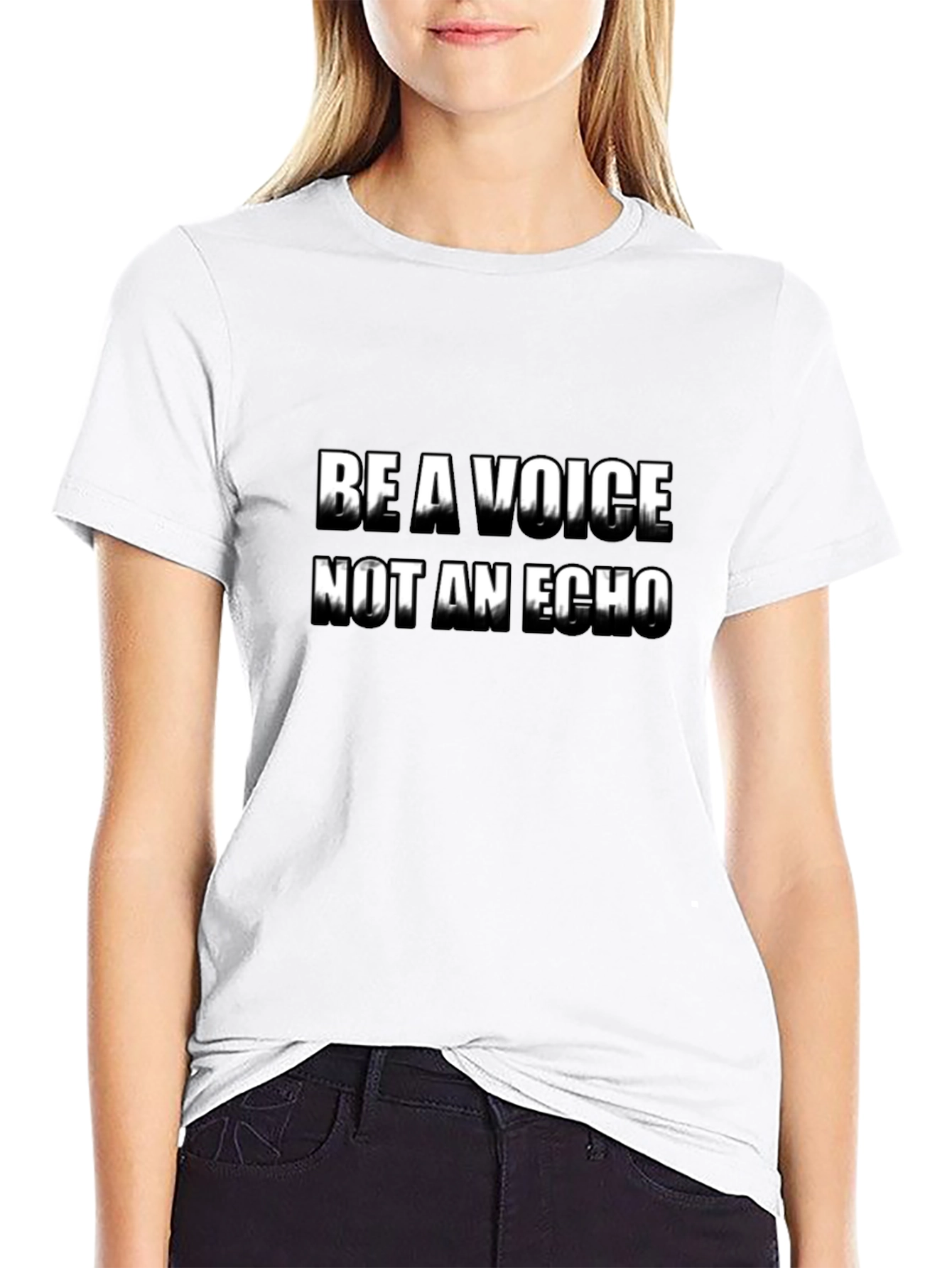 Be A Voice T-Shirt - Motivational Graphic Tee