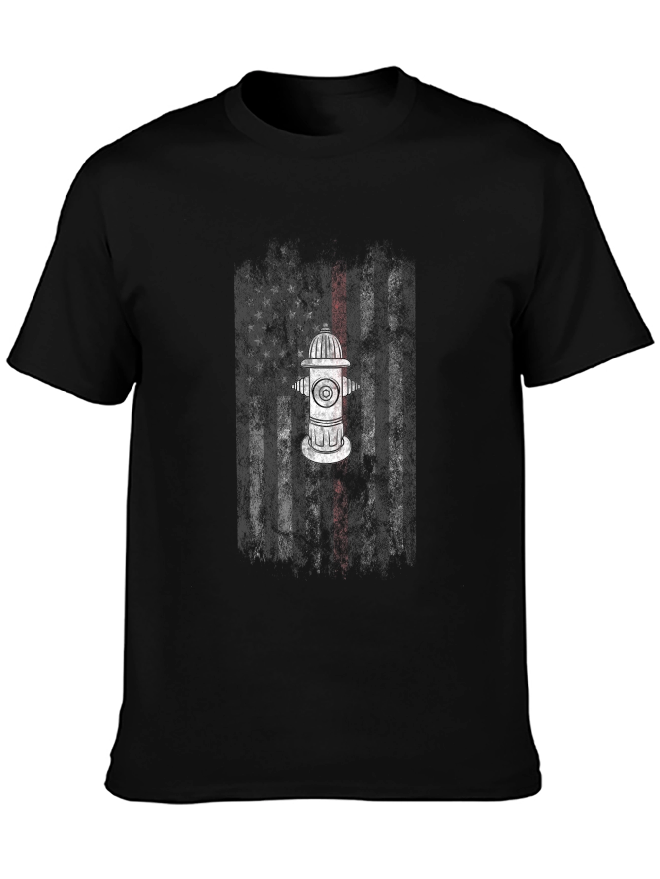 Fire Hydrant American Flag Graphic Tee