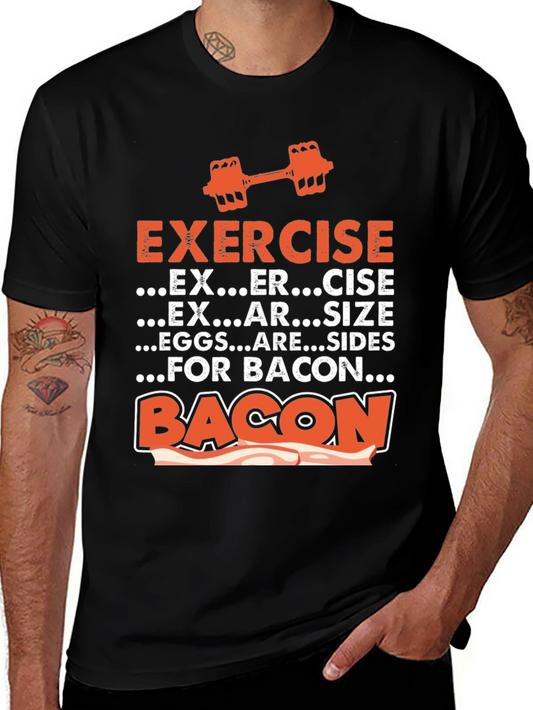 Exercise for Bacon Graphic Tee